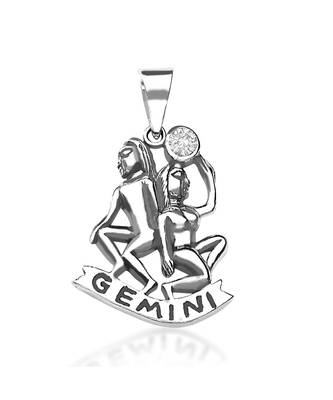 Gemini Silver Pendant-PD008 1