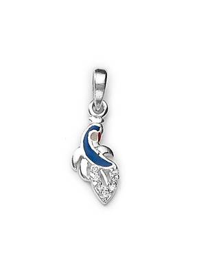 Stone & Meena Peacock Pendant-PD021 1