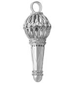 Bajrangi' Hanuman Silver Pendant-PD035