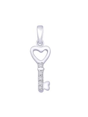 Stone Studded Key Pendant-PD039 1