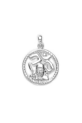 Saibaba OM Silver Pendant-PD062 1