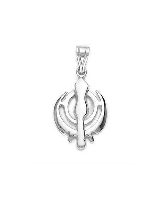 Khalsa Waheguru Silver Pendant-PD066 1