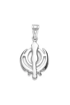 Khalsa Waheguru Silver Pendant-PD066