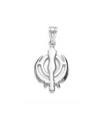 Khalsa Waheguru Silver Pendant-PD066