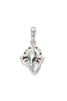 Mourya Ganesh Silver Pendant-PD069