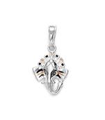 Mourya Ganesh Silver Pendant-PD069