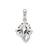 Mourya Ganesh Silver Pendant-PD069