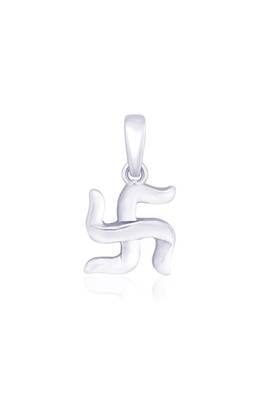 Ritiual Swastik Silver Pendant-PD100 1