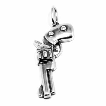 Gun Silver Pendant-PD119 1