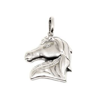 Gleam Horse Silver Pendant-PD121 1