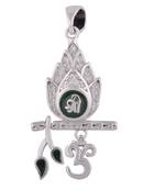 Feather Flute Silver Pendant-PDMX032