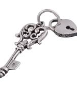 Lock & Key Silver Pendant-PDMX033