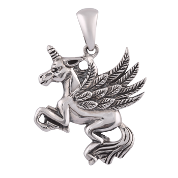 Flying Horse Silver Pendant-PDMX047 1