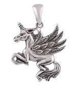 Flying Horse Silver Pendant-PDMX047