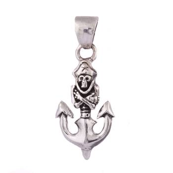 Boat Anchor Silver Pendant-PDMX048 1