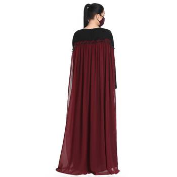 Mushkiya-Occasion Wear Gown In Abaya Fit-Not An Abaya. 4
