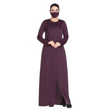 Modest Dress With Front Slit- Not An Abaya. 1