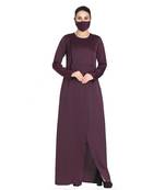 Modest Dress With Front Slit- Not An Abaya.