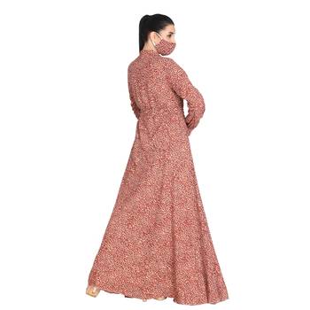 Cheetah  Print-Modest Dress With Extra Flare- Not An Abaya. 6