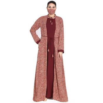 Attached Shrug Maxi Dress- Not An Abaya. 1