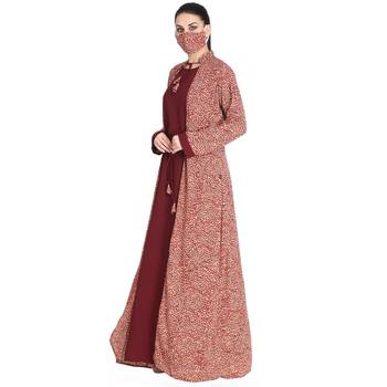 Attached Shrug Maxi Dress- Not An Abaya. 4