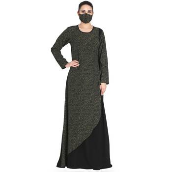 Modest Dress In Animal Print- Not An Abaya. 1