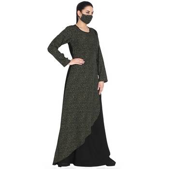 Modest Dress In Animal Print- Not An Abaya. 2