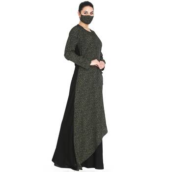 Modest Dress In Animal Print- Not An Abaya. 4