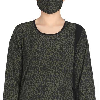 Modest Dress In Animal Print- Not An Abaya. 5