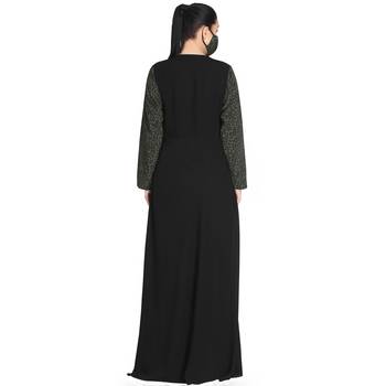 Modest Dress In Animal Print- Not An Abaya. 6
