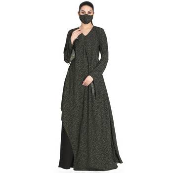 Modest Dress With Designer Cuts- Not An Abaya. 1
