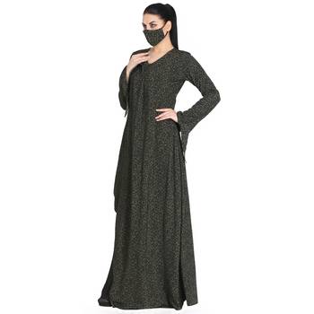 Modest Dress With Designer Cuts- Not An Abaya. 3