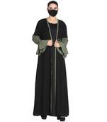 2 Pcs Set of Designer Shrug & Inner Abaya