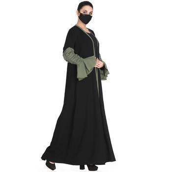 2 Pcs Set of Designer Shrug & Inner Abaya 3