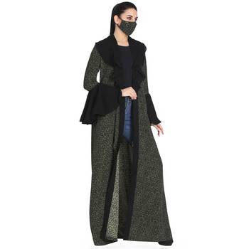 Designer Shrug In Animal Printed Fabric- Not An Abaya. 2
