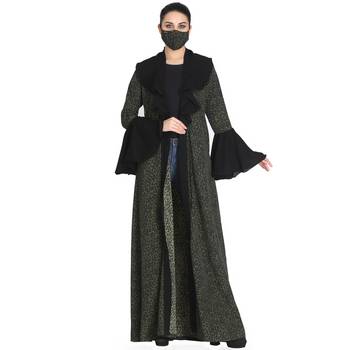 Designer Shrug In Animal Printed Fabric- Not An Abaya. 4