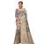 Ashika Grey Spun Cotton With Zari and Meena Work Saree