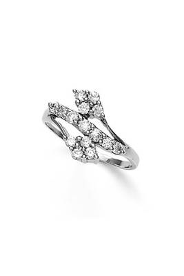 Classy White CZ Silver Finger Ring-FRL043 1