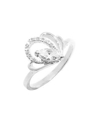 Appealing CZ Silver Finger Ring-FRL099 1
