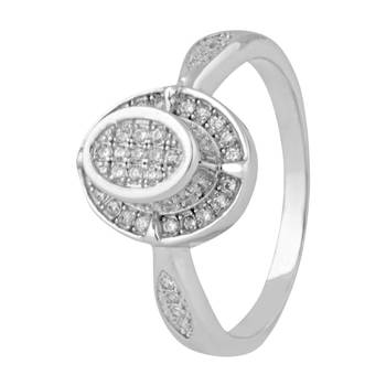 Marvellous White Zircon Ring-FRL130 1