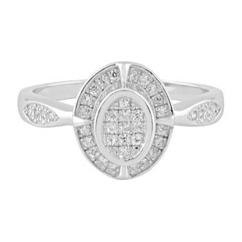Marvellous White Zircon Ring-FRL130 2