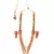 Gold Plated Multi Layer Necklace Set For Womens