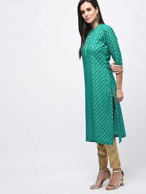 Myshka Women's Dark Green Polyster Solid Sleeveless V-Neck Dress 3