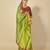 FaceDeal Designer Light Green Color Art Silk Saree With Embroidered Blouse Piece