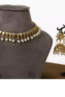 White necklaces