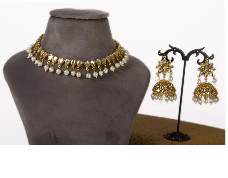 White necklaces