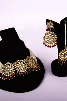 Red necklaces