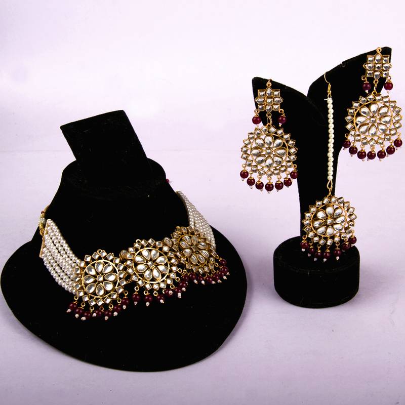 Red necklaces