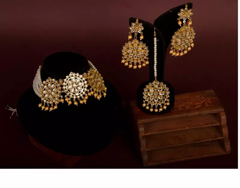 Gold necklaces