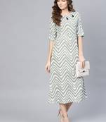 Myshka Women's Grey Cotton Solid Half Sleeve Round Neck Dress